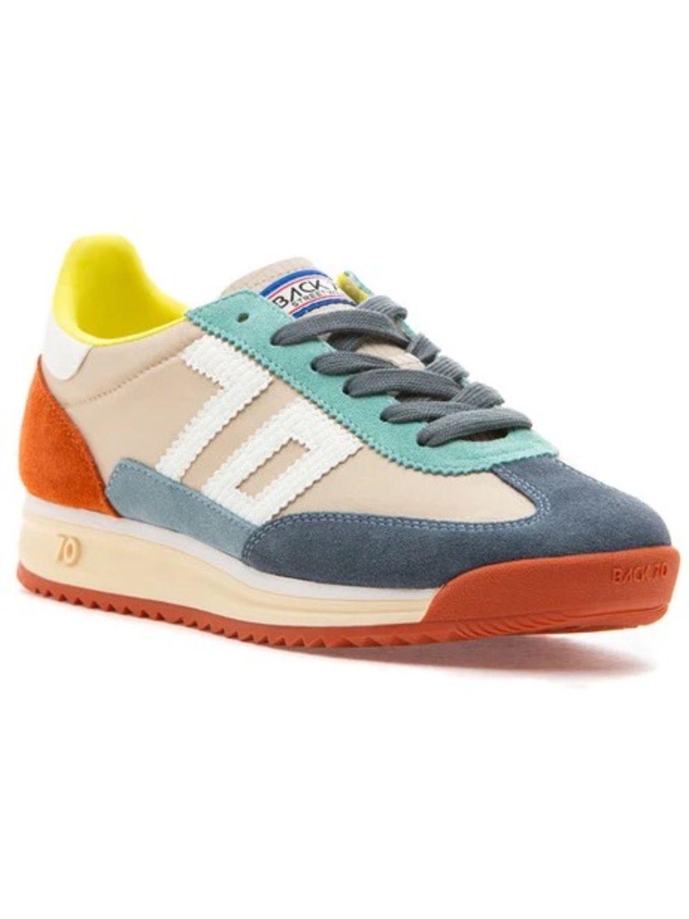 Back 70 Barkley Jogger Sneaker in Multi Jeans Orange, size 39